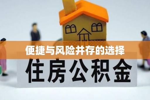 莞城便捷与风险并存的选择